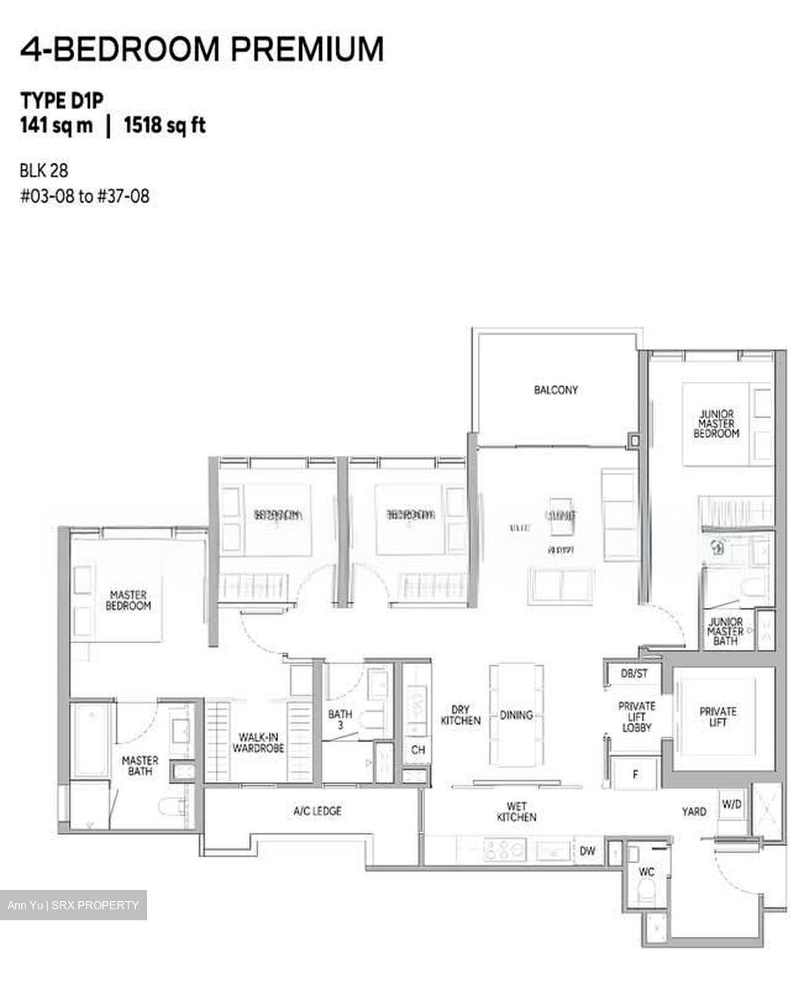 Union Square Residences (D1), Condominium #607427991